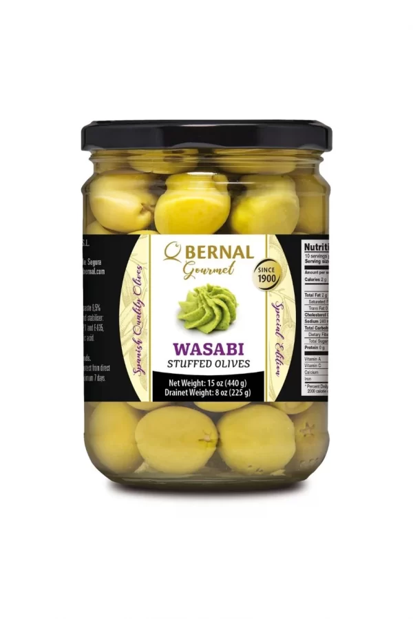 Wasabi Stuffed Olives