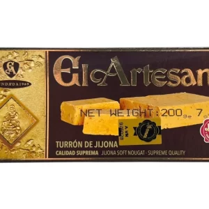 El Artesano Turrón de Jijona 200g soft Spanish almond nougat