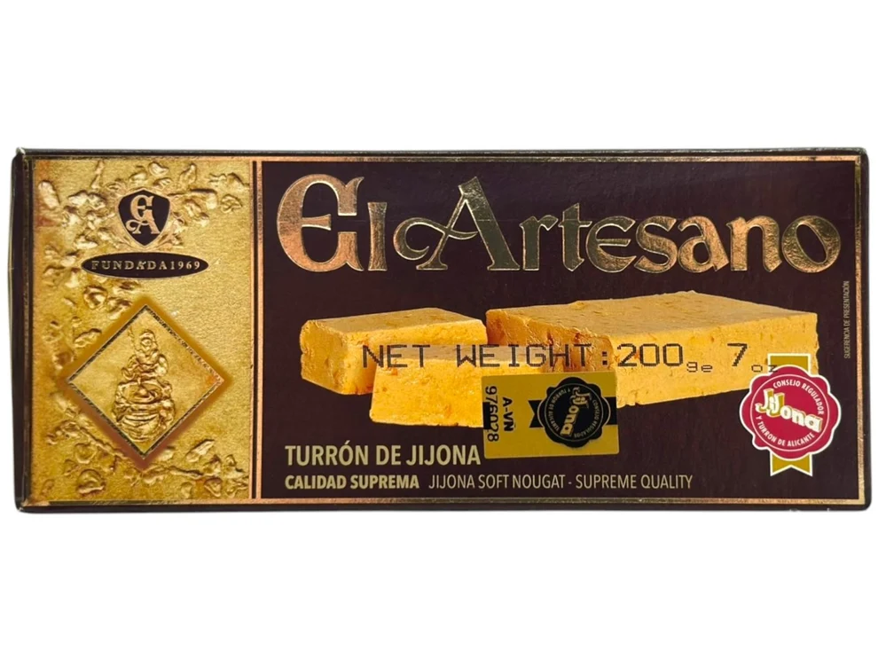el-artesano-turron-jijona-200g El Artesano Turrón de Jijona 200g soft Spanish almond nougat