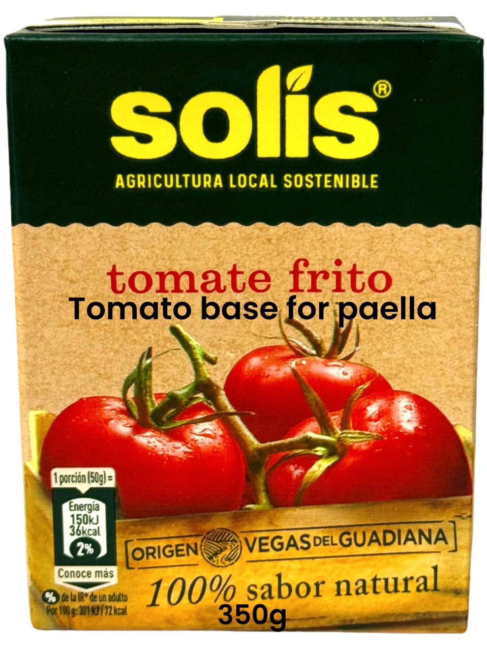 Solís Tomate Frito – Spanish Tomato Sauce Spanish Solís Tomate Frito ready-to-use tomato sauce