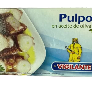 Vigilante canned octopus in olive oil for Spanish tapas