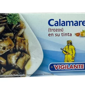Vigilante squid in ink for Spanish tapas